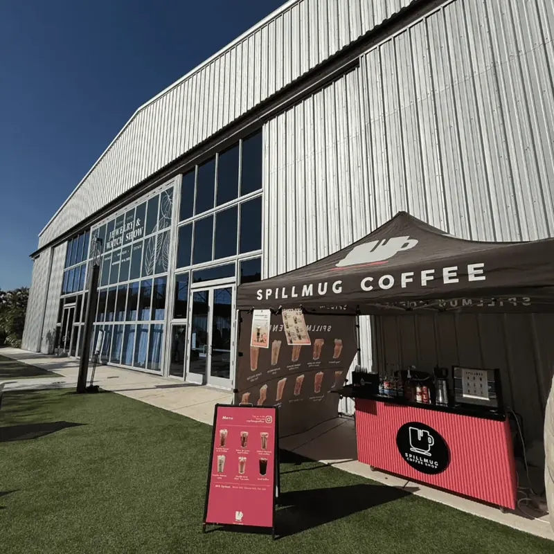 Spillmug coffee bar at a Jewelry & Watch Show