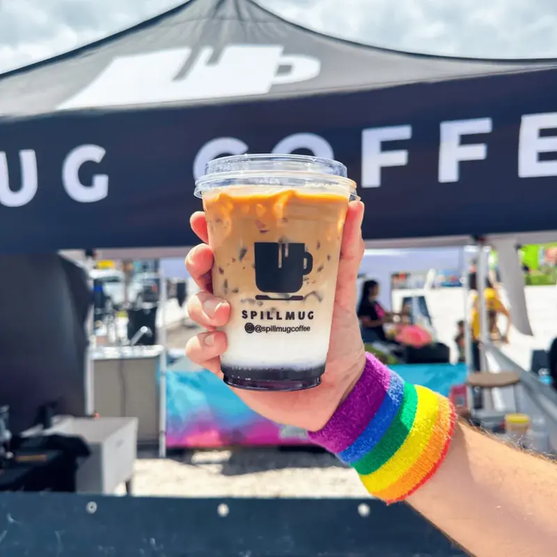 Spillmug coffee bar at Miami Beach Pride