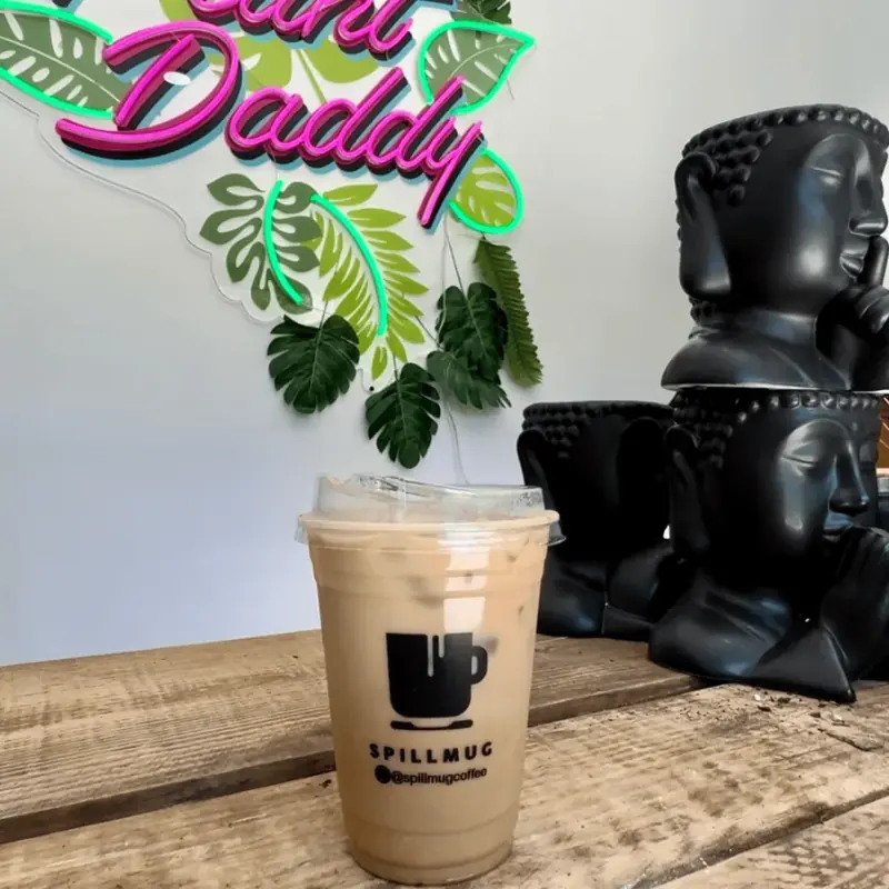 Spillmug coffee bar at a Plant Daddy event